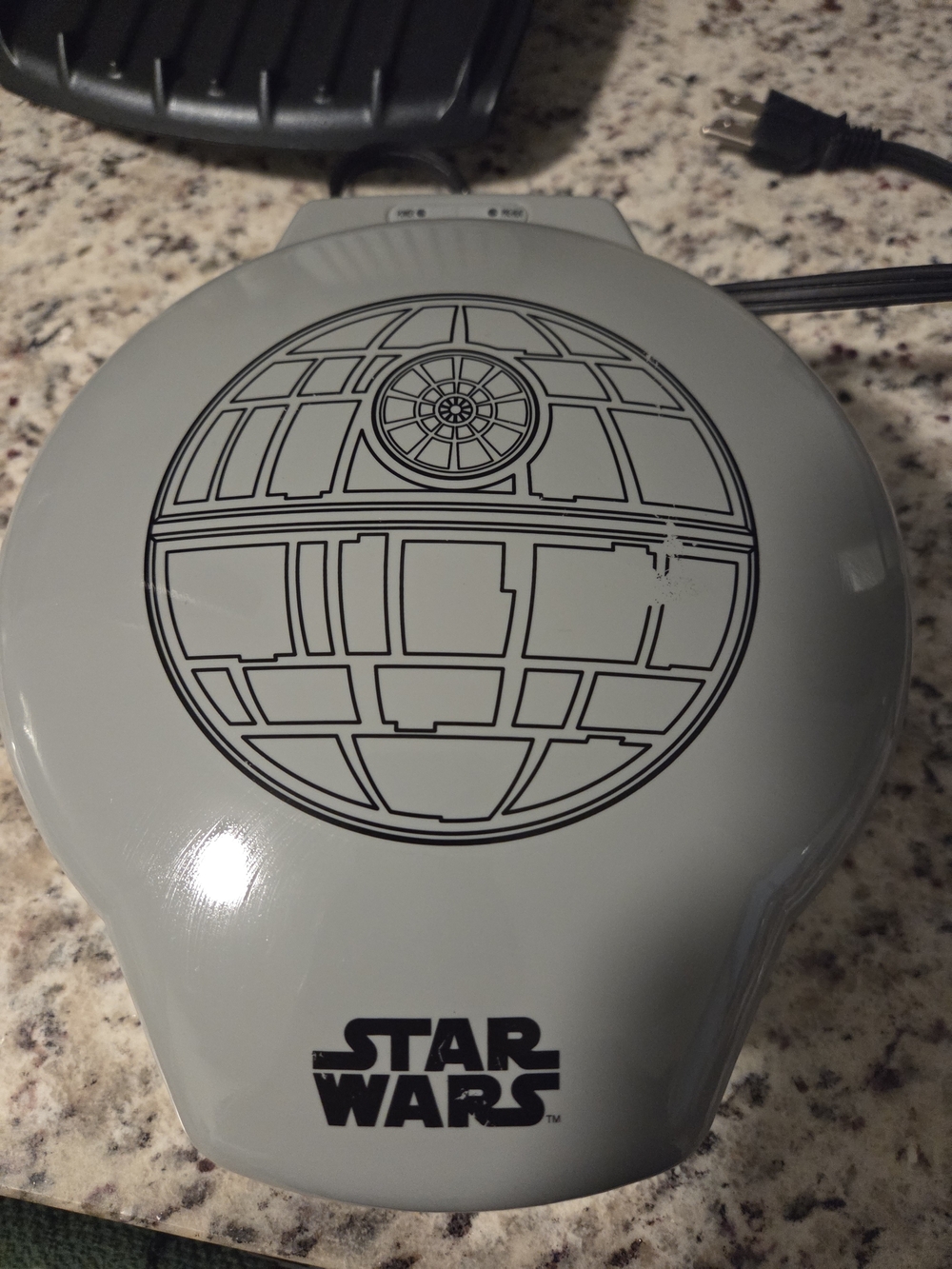 Star Wars Gray Death Star Mini Waffle Iron